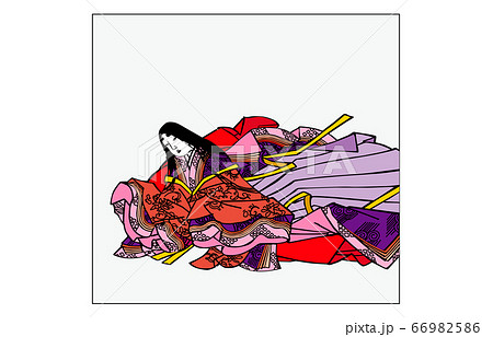 今様百人一首吾妻錦枠あり歌人80待賢門院堀河 66982586