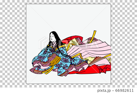 現在有Hyakunin Isshu Azuma Nishiki框架詩人56 Izumi Shikibu 66982611
