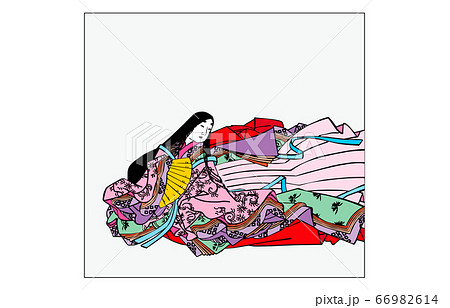 今様百人一首吾妻錦枠あり歌人58大弐三位 66982614