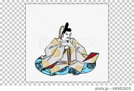 現在，有一百個Hyakunin Isshu Azuma Nishiki框架詩人51 Fujiwara Matakata 66982620