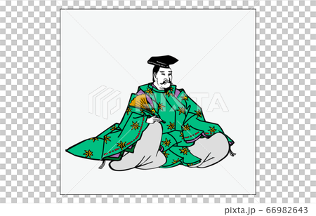 今様百人一首吾妻錦枠あり歌人37文屋朝康 66982643