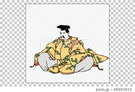 如今的Hyakunin Isshu Azuma Nishiki框架詩人22 Fumiya Yasuhide 66982653