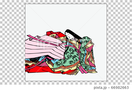 現在有Hyakunin Isshu Azuma Nishiki框架詩人19伊勢 66982663