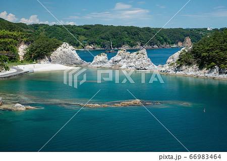 御台場展望台からの浄土ヶ浜 66983464