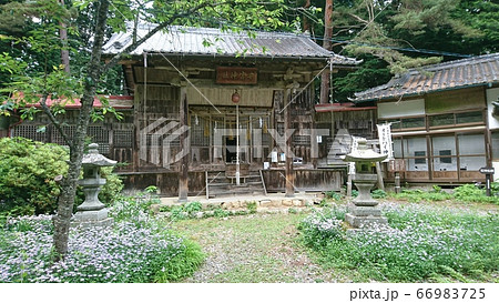 修那羅山安宮神社 拝殿 修那羅山安宮神社 拝殿 66983725