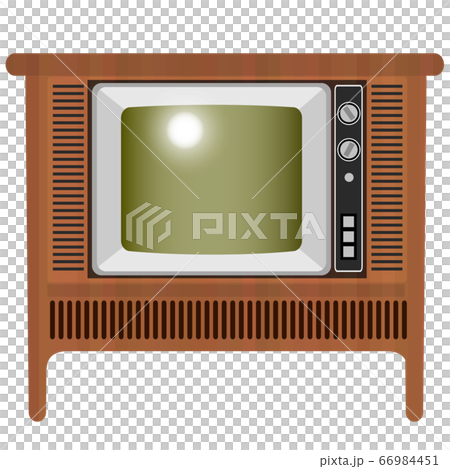 リアルでレトロなオーディオテレビのイラスト リアルでレトロなオーディオテレビのイラスト 66984451