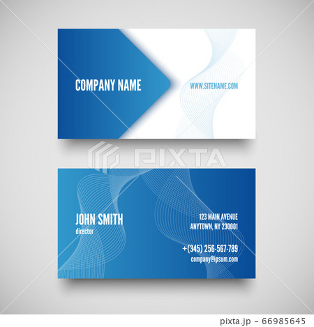 Vector business card set , elements for design. 66985645