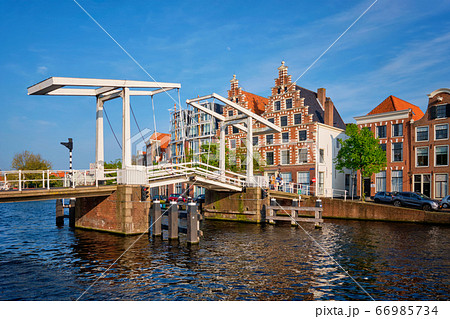 Gravestenenbrug bridge in Haarlem, Netherlands 66985734