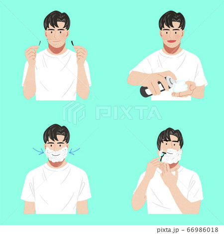 Set of men characters icon, male beauty concept illustration 008 Set of men characters icon, male beauty concept illustration 008 66986018