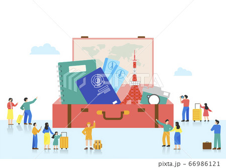Trade fair concept. Showcase of specific industry flat design illustration 008 Trade fair concept. Showcase of specific industry flat design illustration 008 66986121