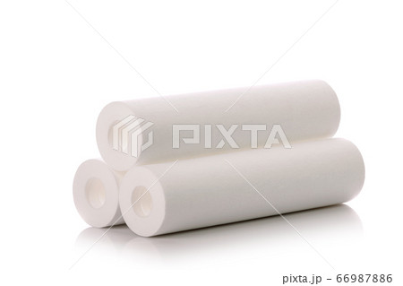 New white water filter isolated on white 66987886