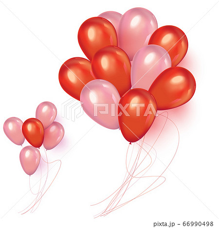 Holidays background with floating party balloons. Holidays background with floating party balloons. 66990498