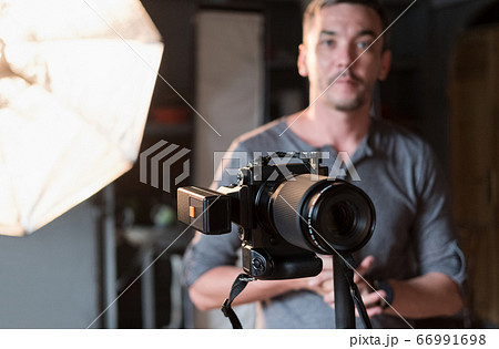 the process of photo shooting in studio 66991698