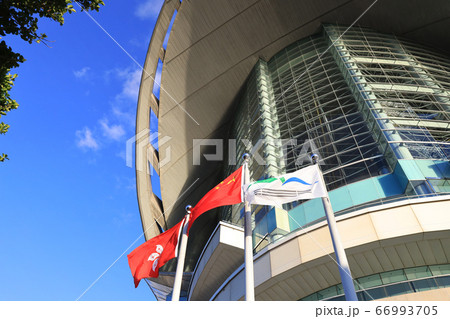 19 June 2020 ,Victoria harbour and Convention 66993705