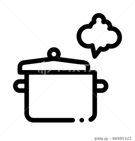 cooking odor icon vector outline illustration 66995322