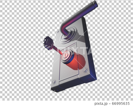 ドアノブと鍵（防犯イメージ　透過素材） 66995635