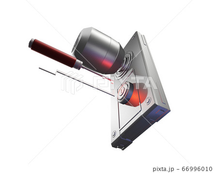 防犯イメージ（ピッキング　透過素材） 66996010