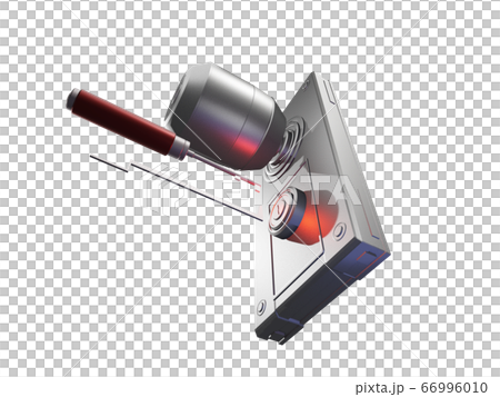 防犯イメージ（ピッキング　透過素材） 66996010