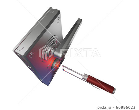 防犯イメージ(ピッキング 透過素材) 防犯イメージ(ピッキング 透過素材) 66996023