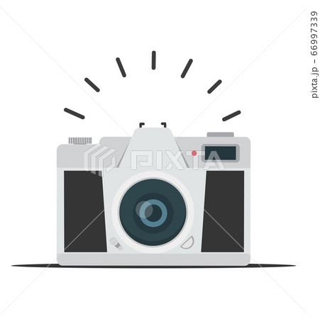 analog photo camera Flat style vintage 66997339