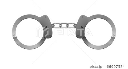 Metallic handcuffs. 66997524