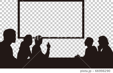 Business Meeting Silhouette Stock Illustration