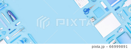 Assorted office and school white and blue 66999891