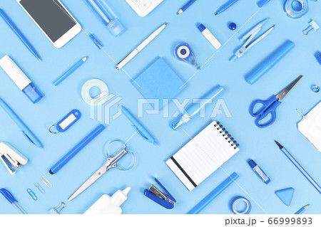 Assorted office and school white and blue Assorted office and school white and blue 66999893