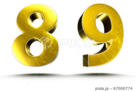 Numbers 8 and 9 3d. 67000774