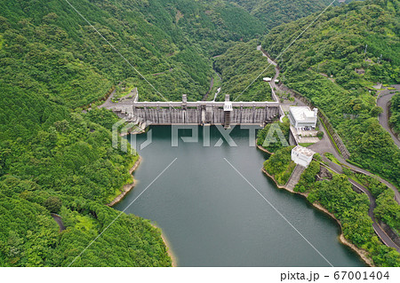 高知県宿毛市 中筋川ダムの風景 高知県宿毛市 中筋川ダムの風景 67001404