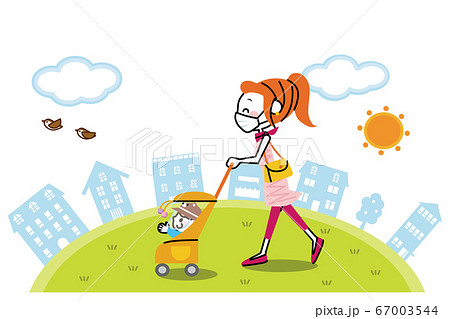 親子　お出かけ　マスク　フェイスガード 67003544