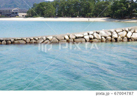 萩市菊が浜の景色 萩市菊が浜の景色 67004787