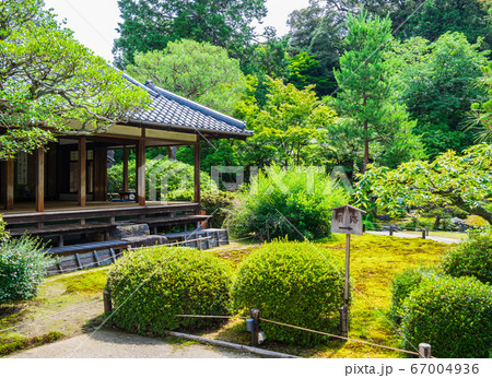 京都　青蓮院門跡　相阿弥の庭と華頂殿 67004936