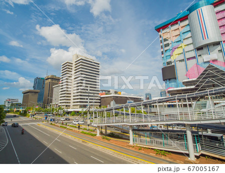 Day road traffic in the city of Jakarta. Indonesia. Day road traffic in the city of Jakarta. Indonesia. 67005167
