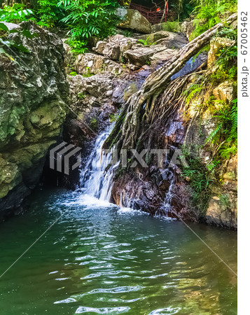 Waterfall and mountaina river in the Yanoda park, Waterfall and mountaina river in the Yanoda park, 67005462
