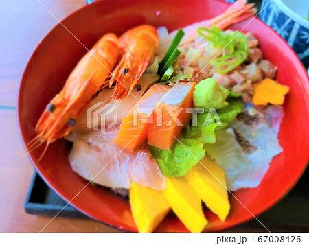 海鮮丼 素材 背景 長島町 出水市 鹿児島県 海鮮丼 素材 背景 長島町 出水市 鹿児島県 67008426