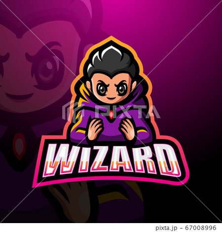 Wizard mascot esport logo design Wizard mascot esport logo design 67008996