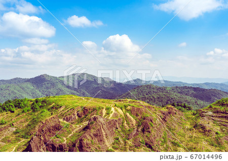 Beautiful view point of Elephant Hills View Point or " Nern Chang Suek ", Pilok, on the mountain in the west of thailand, Thailand-Myanmar border in Thongphaphum Kanchanaburi, Thailand Beautiful view point of Elephant Hills View Point or " Nern Chang Suek ", Pilok, on the mountain in the west of thailand, Thailand-Myanmar border in Thongphaphum Kanchanaburi, Thailand 67014496