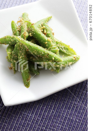 インゲン豆の胡麻和え15 67014892