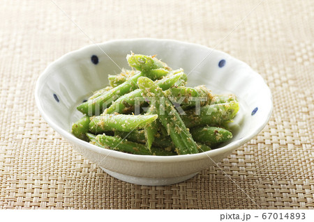 インゲン豆の胡麻和え16 67014893