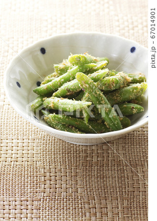 インゲン豆の胡麻和え23 インゲン豆の胡麻和え23 67014901