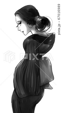 和服の見返り美人 和服の見返り美人 67016989