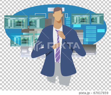 Business-Store-Urban Design-Male Employee 67017859