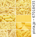 Pasta. Raw italian food 67018435