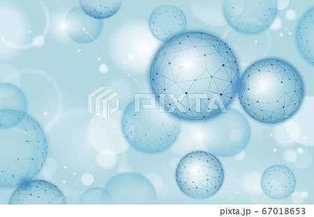 3D nanotechnology fullerene texture cyberspace. Nano fiber chemical modern material design. Atom molecule macro structure layer superconductor development vector illustration 3D nanotechnology fullerene texture cyberspace. Nano fiber chemical modern material design. Atom molecule macro structure layer superconductor development vector illustration 67018653