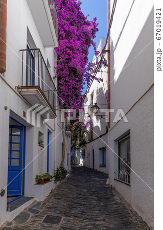 Detail of beautiful small town Cadaques in Costa Detail of beautiful small town Cadaques in Costa 67019421