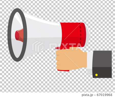 セールメガホンのベクターイラスト 販売促進とお買い得を知らせるアイコン のイラスト素材