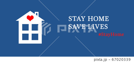 Stay at home advice to stop coronavirus COVID-19 67020339