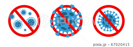 Abstract virus strain model Novel coronavirus Abstract virus strain model Novel coronavirus 67020415