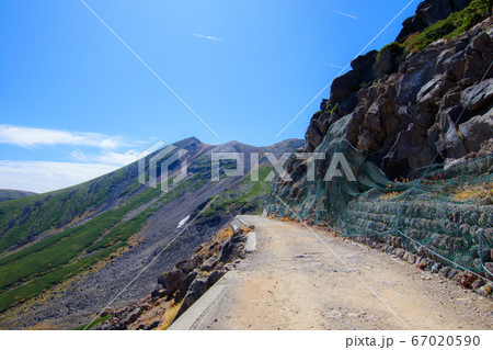 危険な登山道 危険な登山道 67020590